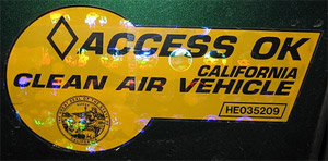clean air sticker clean air sticker