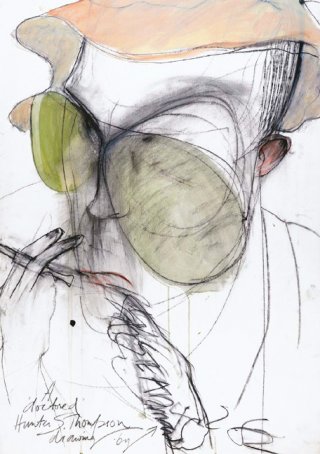 hunter s. thompson illustration by ralph steadman